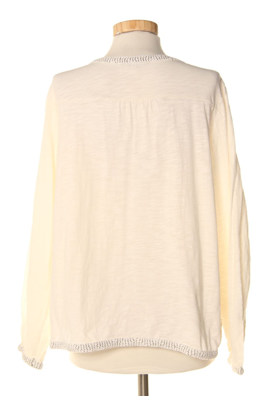 T-shirt à manches longues Tintoretto de la taille M, de couleur blanc