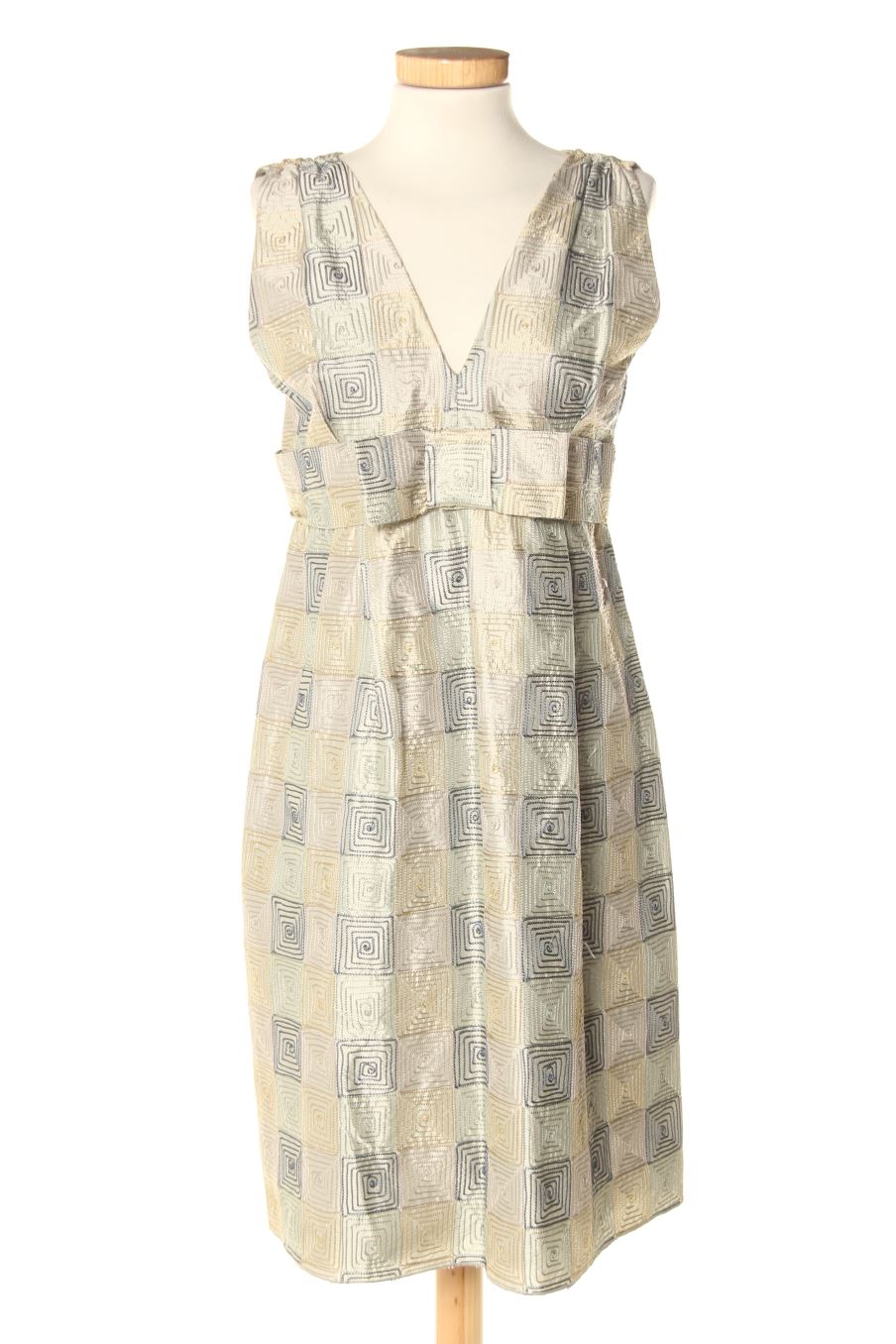 Robe Roberto Torretta de la taille 42, de couleur imprimés de soie