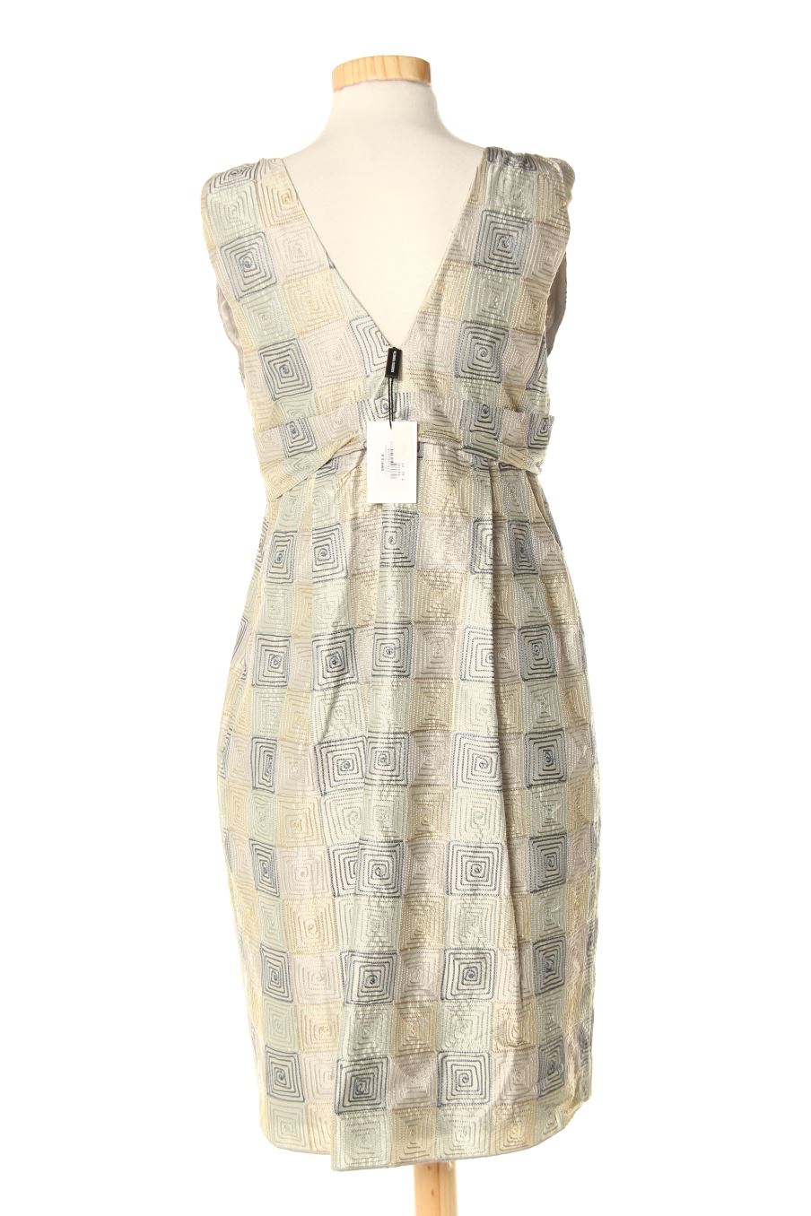 Robe Roberto Torretta de la taille 42, de couleur imprimés de soie
