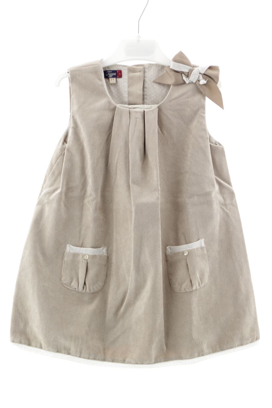 Robe Tizzas de la taille 2 ans de velours côtelé de seconde main