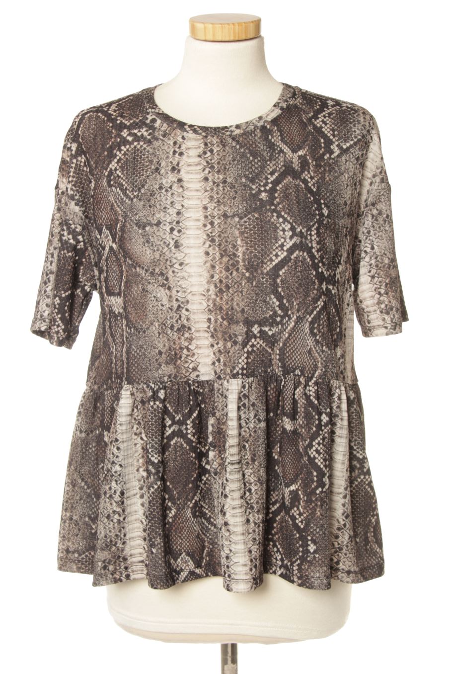 Maglietta de Zara de la talla S, de color stampa animalier