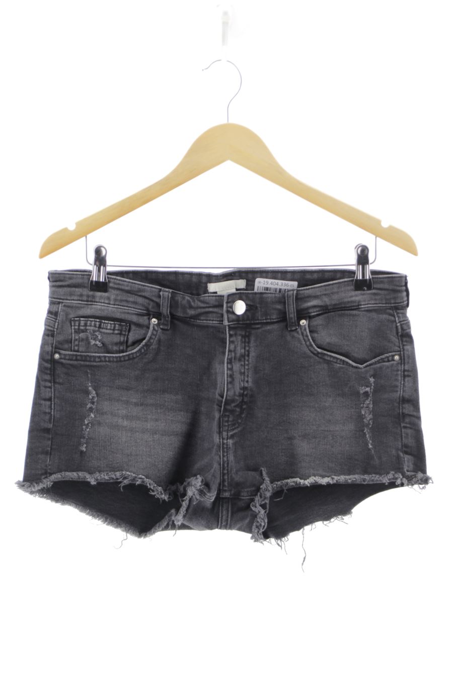 Shorts H&M de la taille 40, de couleur noir de denim