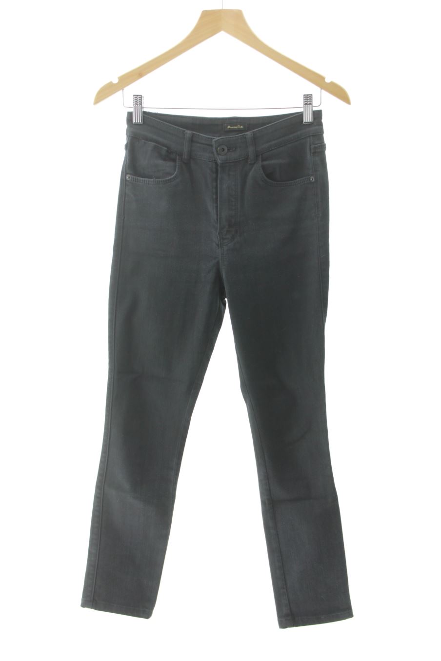 Jeans Massimo Dutti de la taille 38, de couleur noir de denim