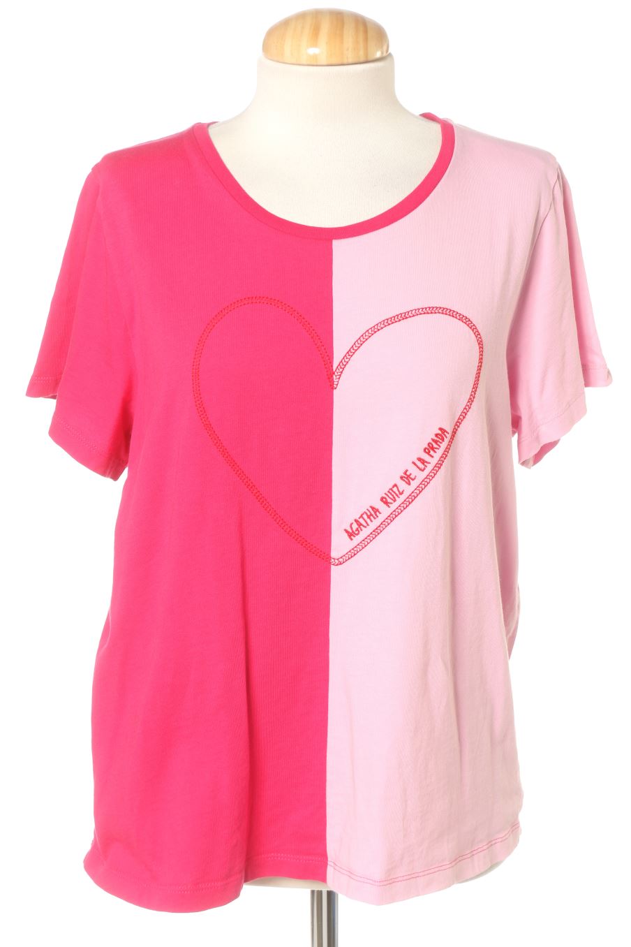 Camiseta de Agatha Ruiz de la Prada de la talla 42, de color rosa