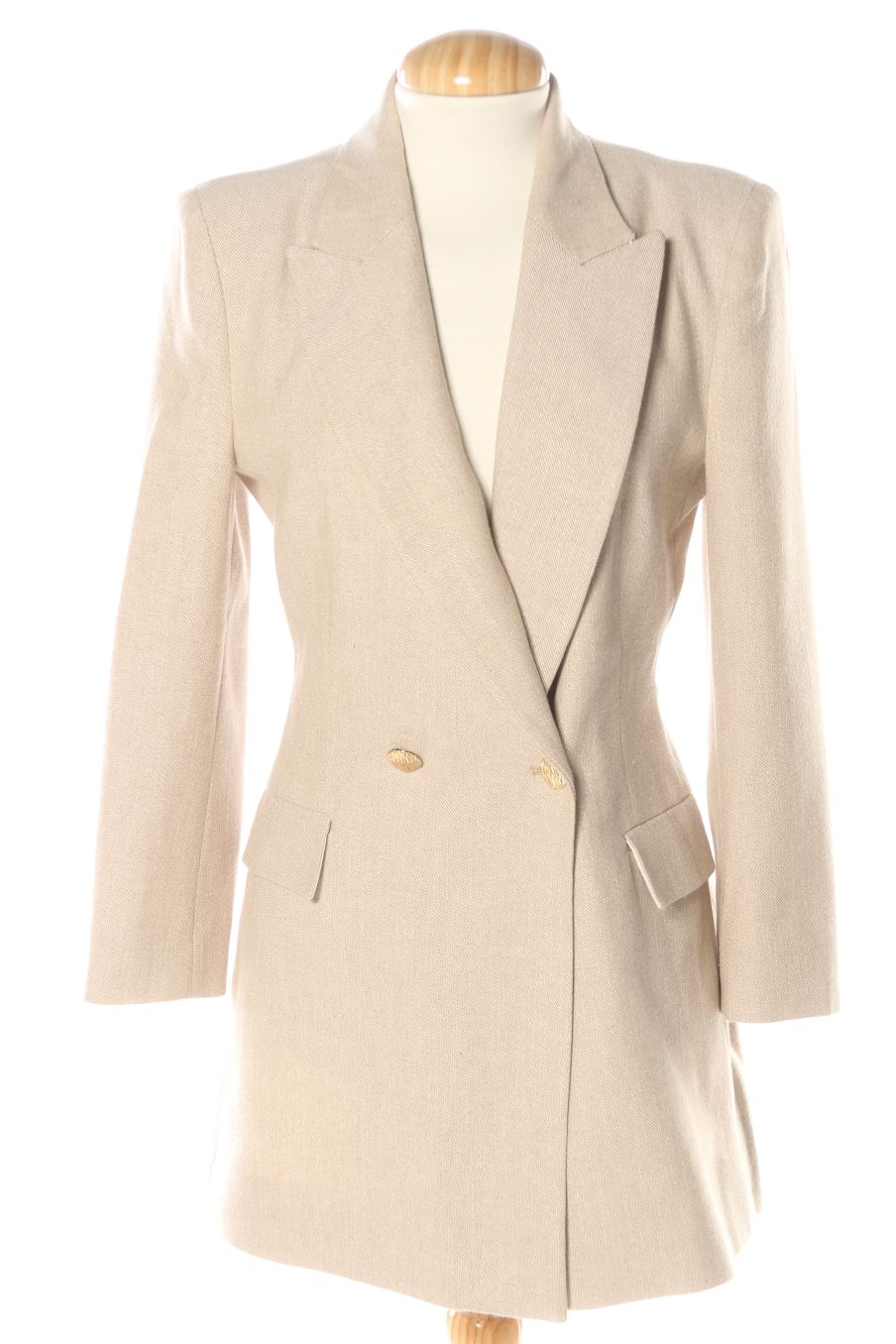 Blazer de Zara de la talla S, de color beige