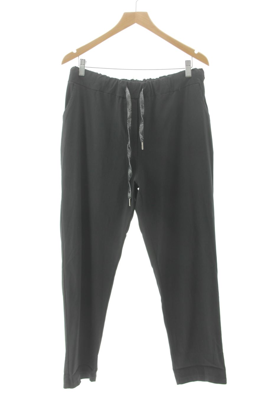 Pantaloni casual de Made in italy de la talla Unica, de color nero