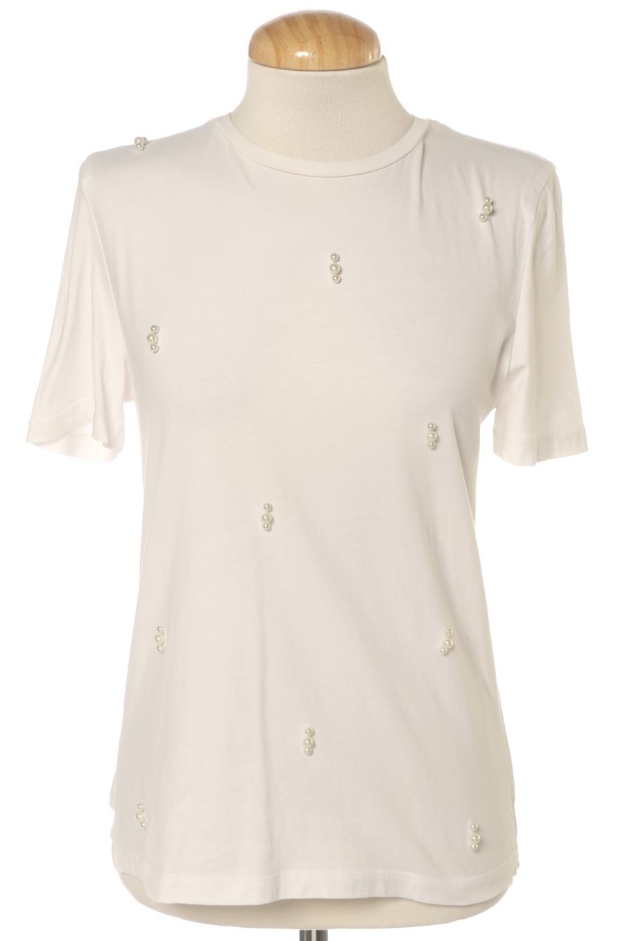T-Shirt von Zara Größe S, Farbe Weiss, für