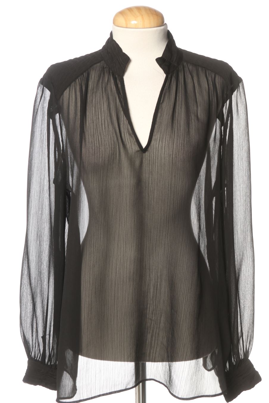 Blouse à manches longues Promod de la taille L, de couleur noir