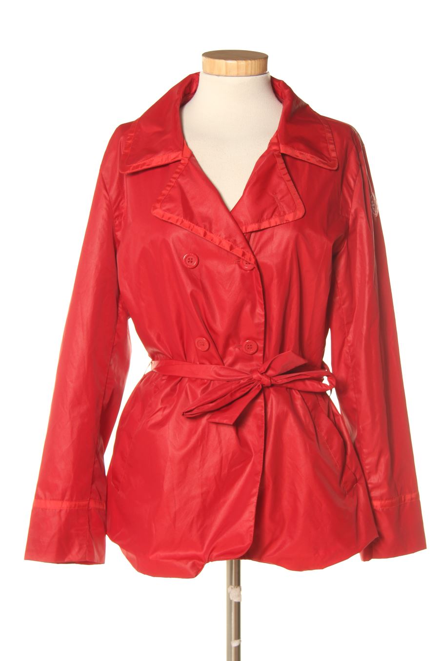 Gabardina de Fil D'Ecume de la talla 38, de color rojo