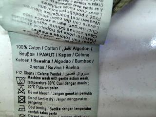 Shorts Camaieu de la taille 36, de couleur vert de denim