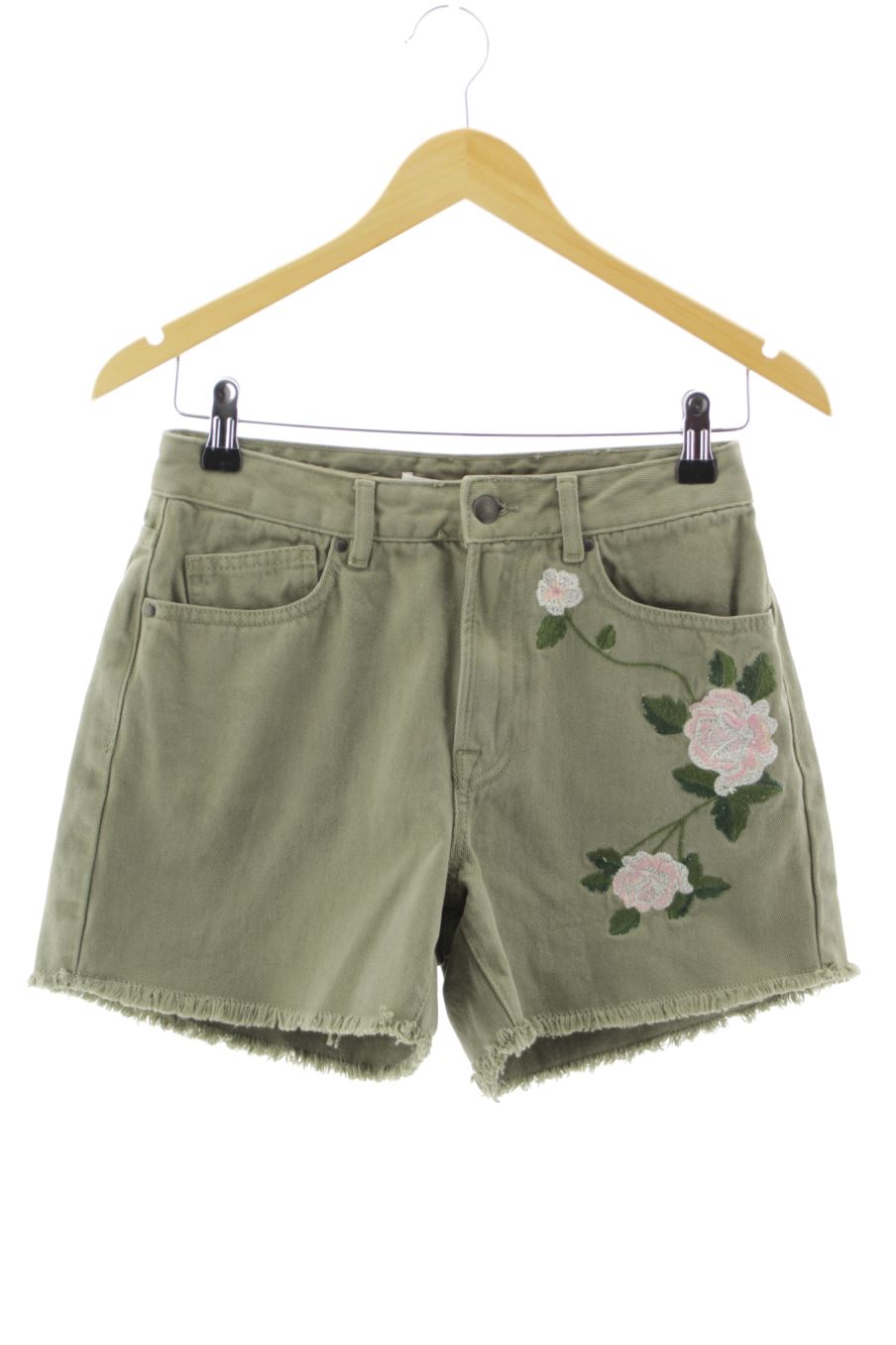 Shorts Camaieu de la taille 36, de couleur vert de denim