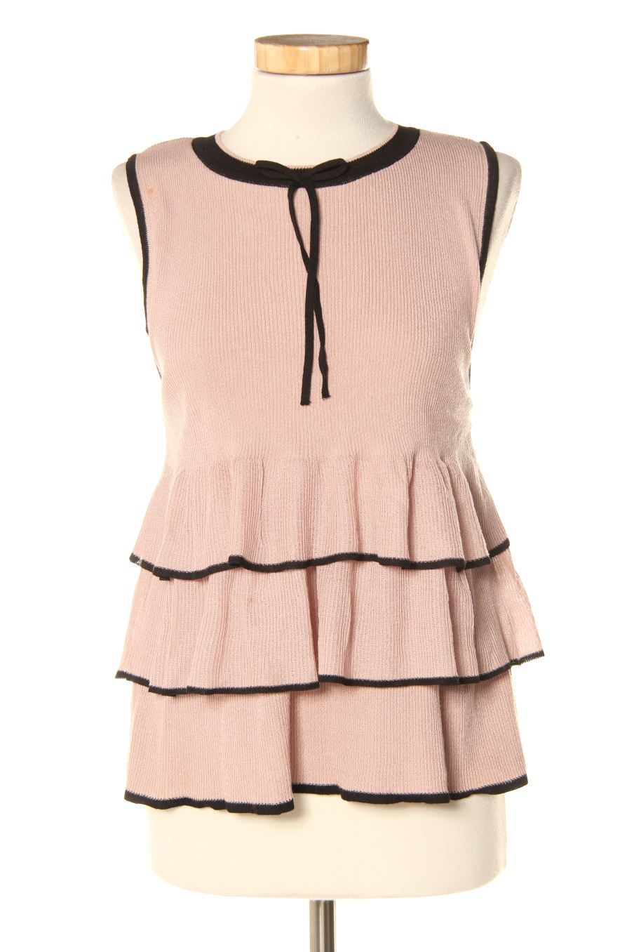 Top de Zara de la talla M, de color rosa