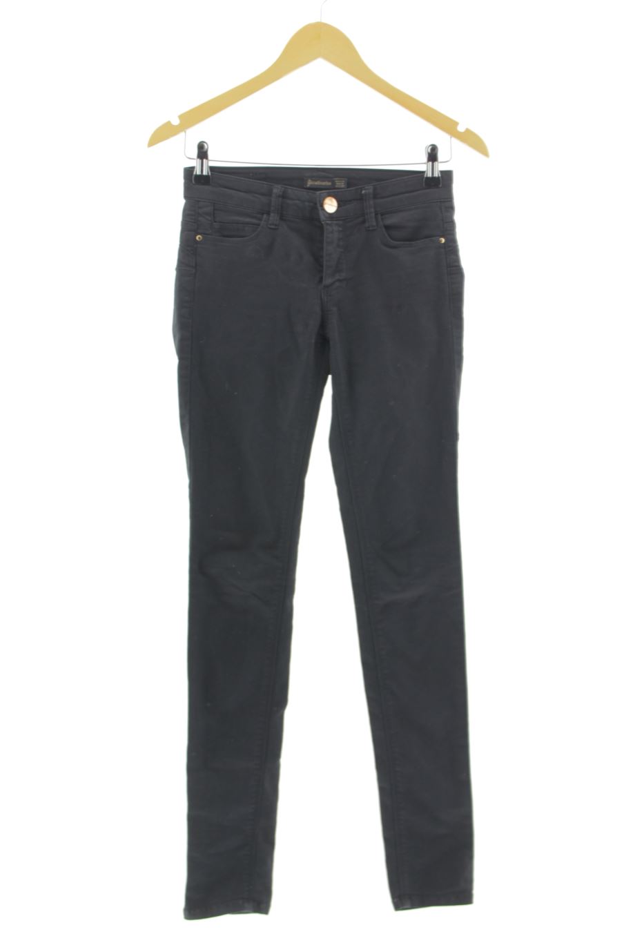 Jeans Stradivarius de la taille 34, de couleur noir de denim