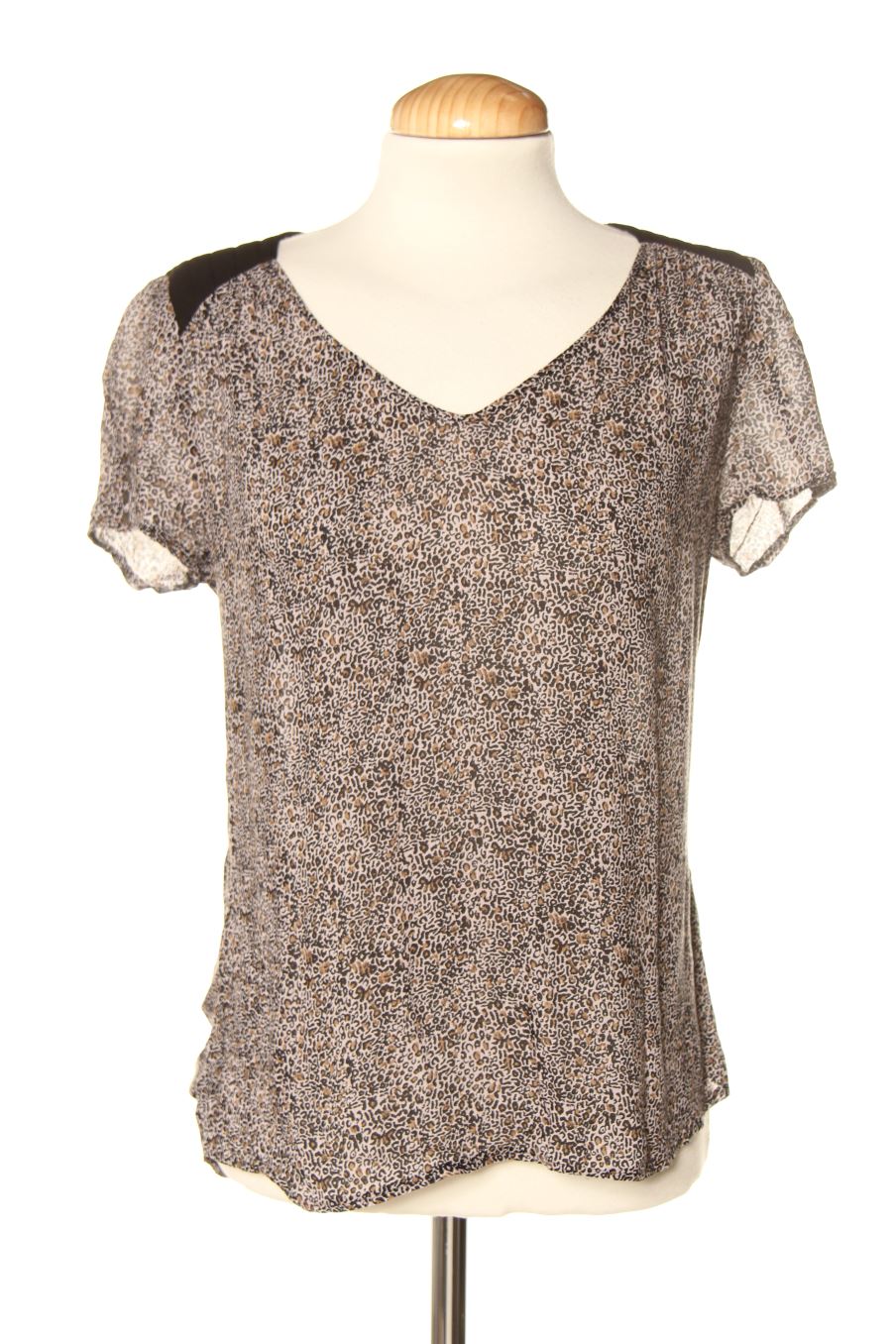 Blouse à manches courtes Taifun de la taille S, de couleur animal print