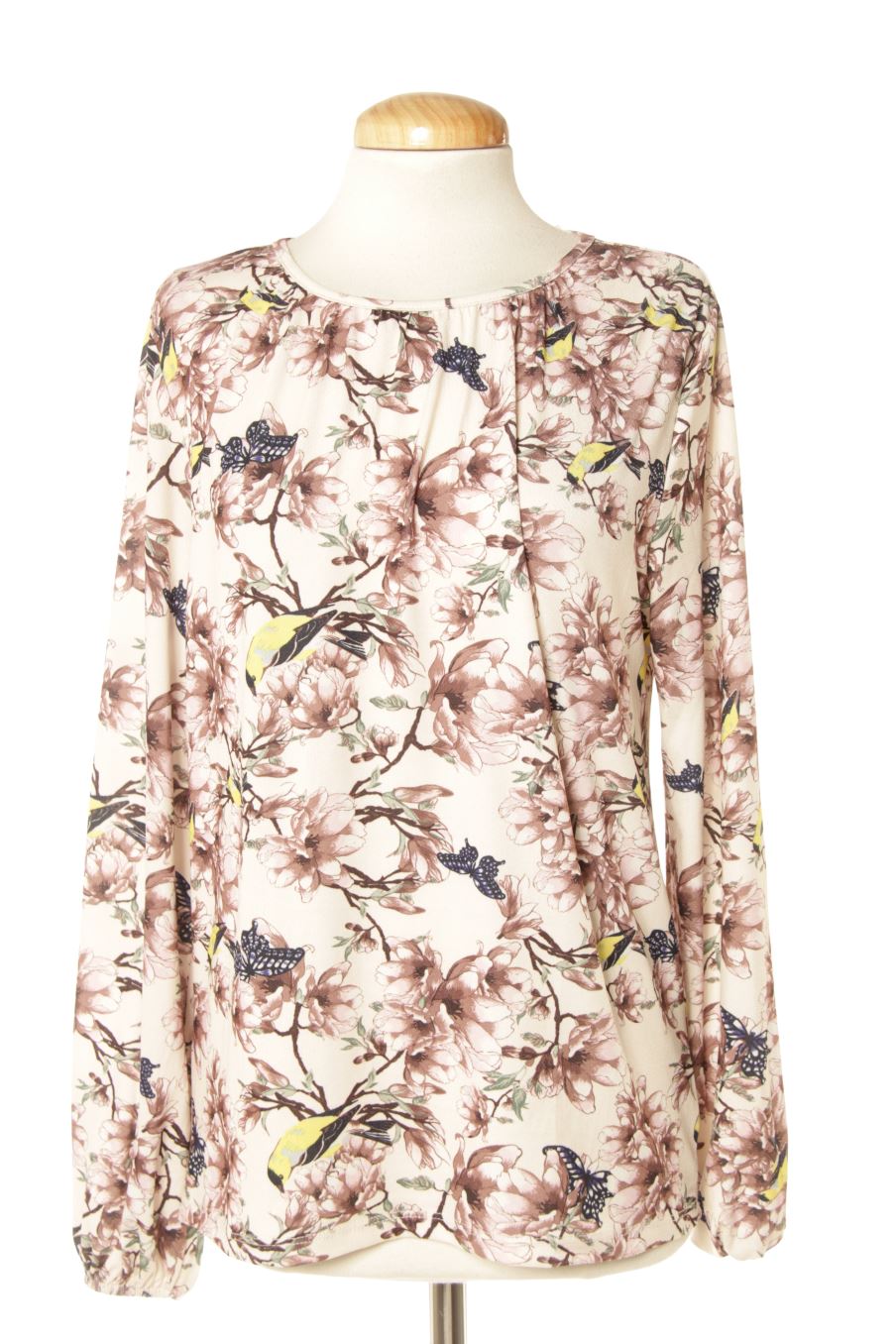Langärmelige Bluse von H&M Größe XS, Farbe Geblümt, für