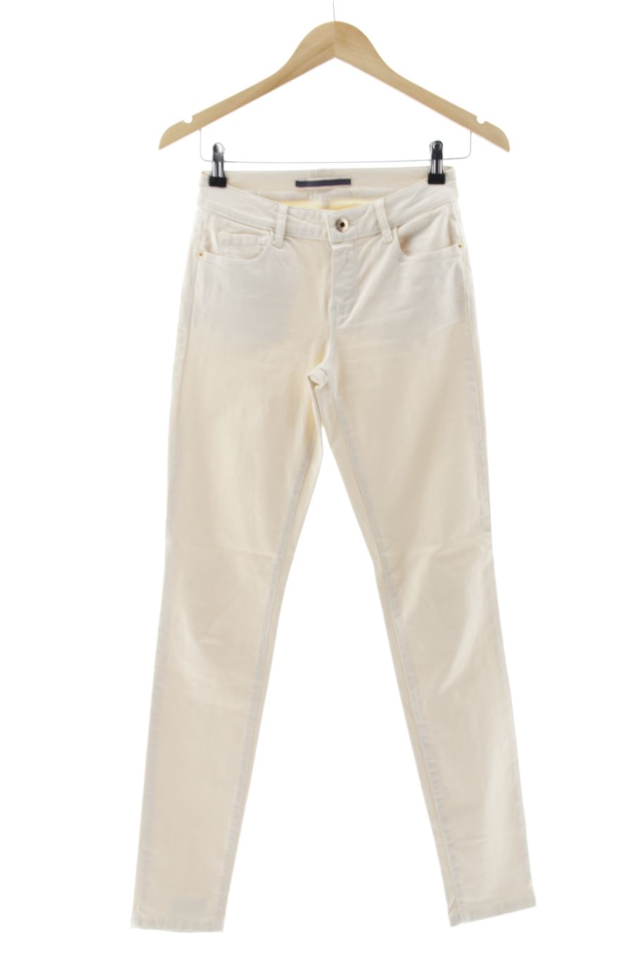 Jeans de Massimo Dutti de la talla 34, de color beige