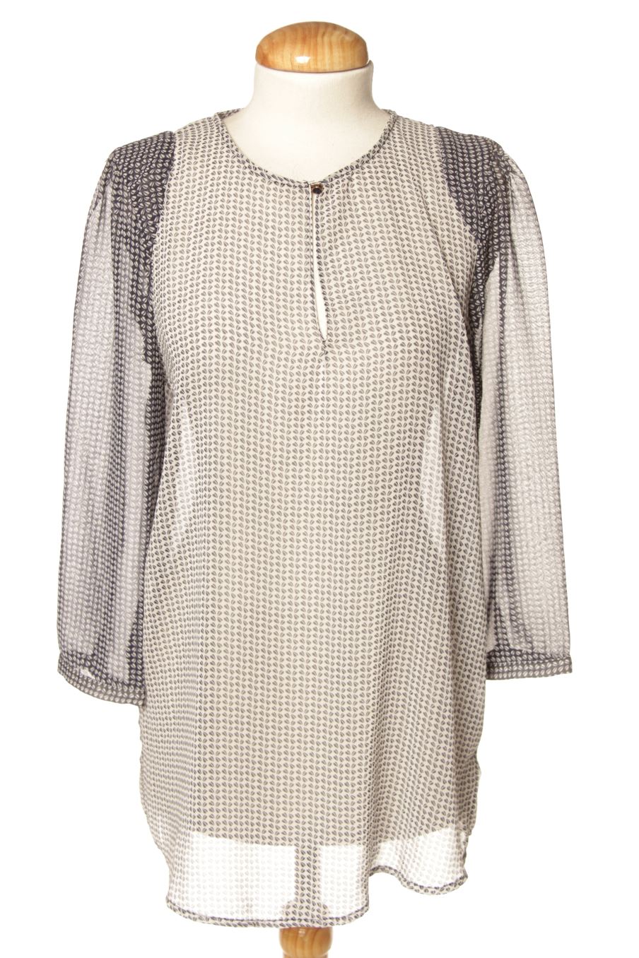 Blouse à manches courtes Mango de la taille S, de couleur bleu