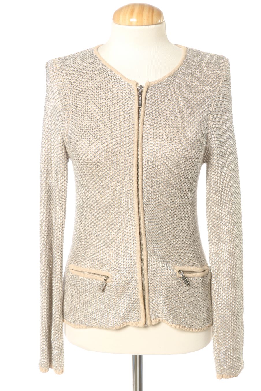 Gilet Cortefiel de la taille S, de couleur argenté