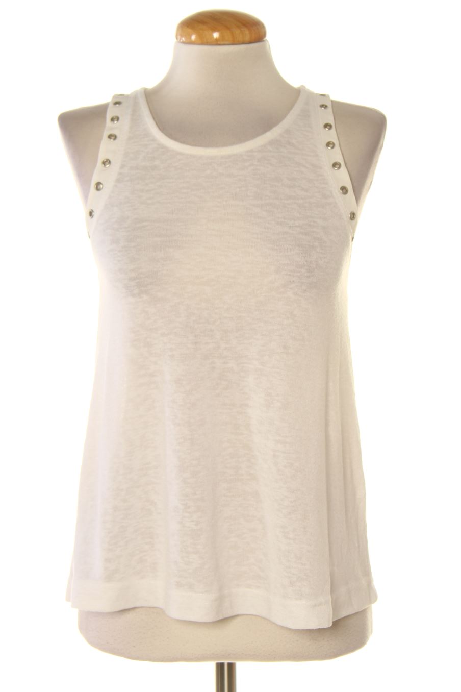 Top Stradivarius de la taille S, de couleur blanc