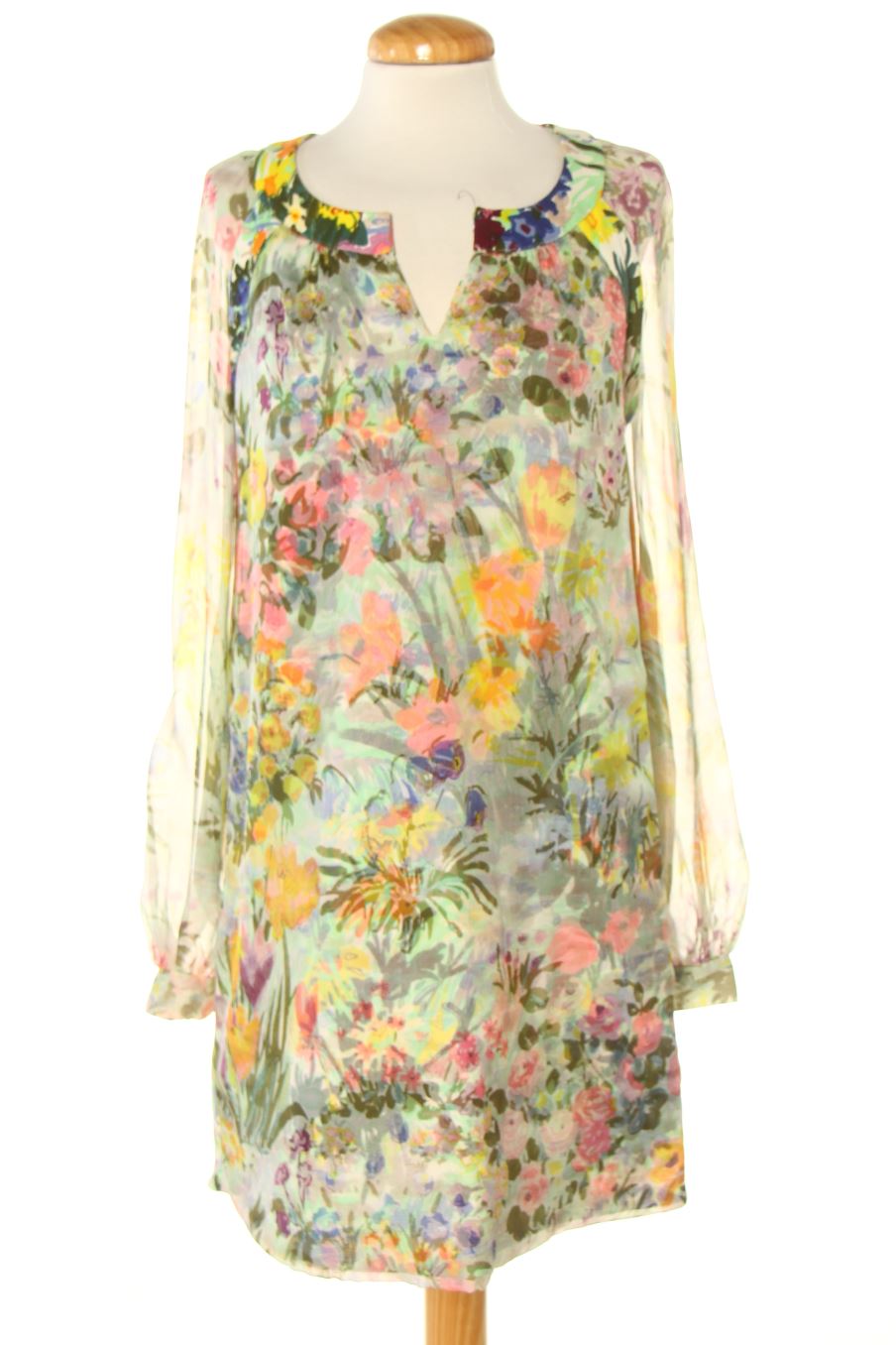 Robe casual American Retro de la taille 40, de couleur fleurs
