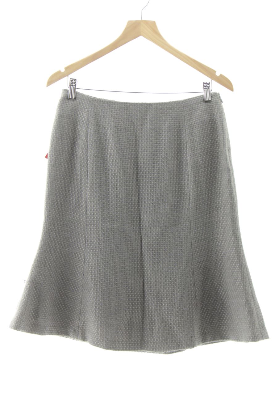 Falda de Oscar de la Renta de la talla 38, de color gris