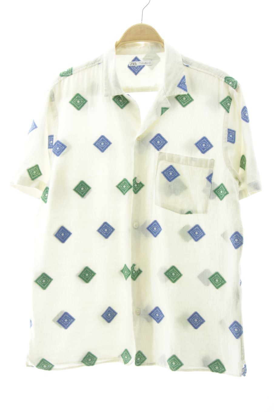 Camisa manga corta de Zara de la talla L