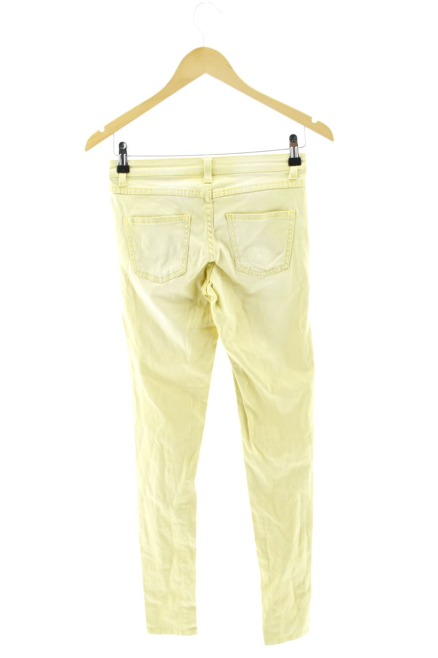 Jeans Vila de la taille XS, de couleur jaune de denim