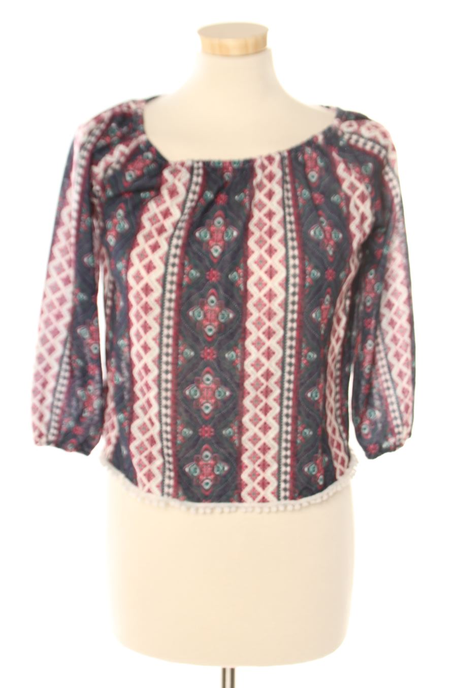Blusa de manga larga de Springfield de la talla S, de color estampado