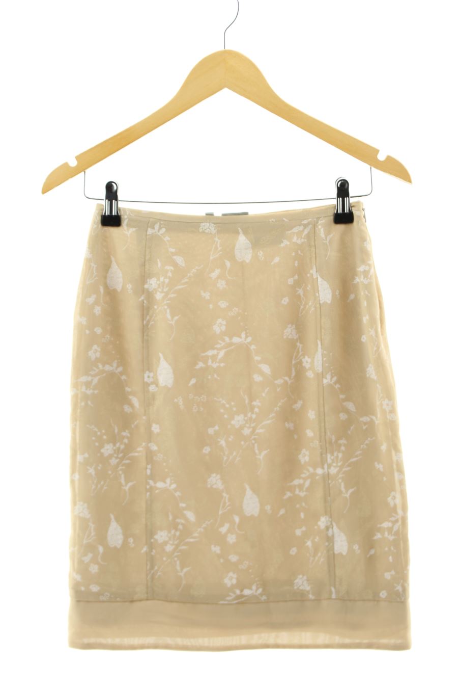 Faldas de Mango de la talla 36, de color beige