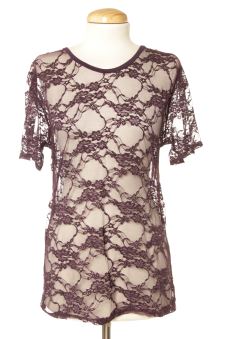 Kurzärmelige Bluse M Made in france