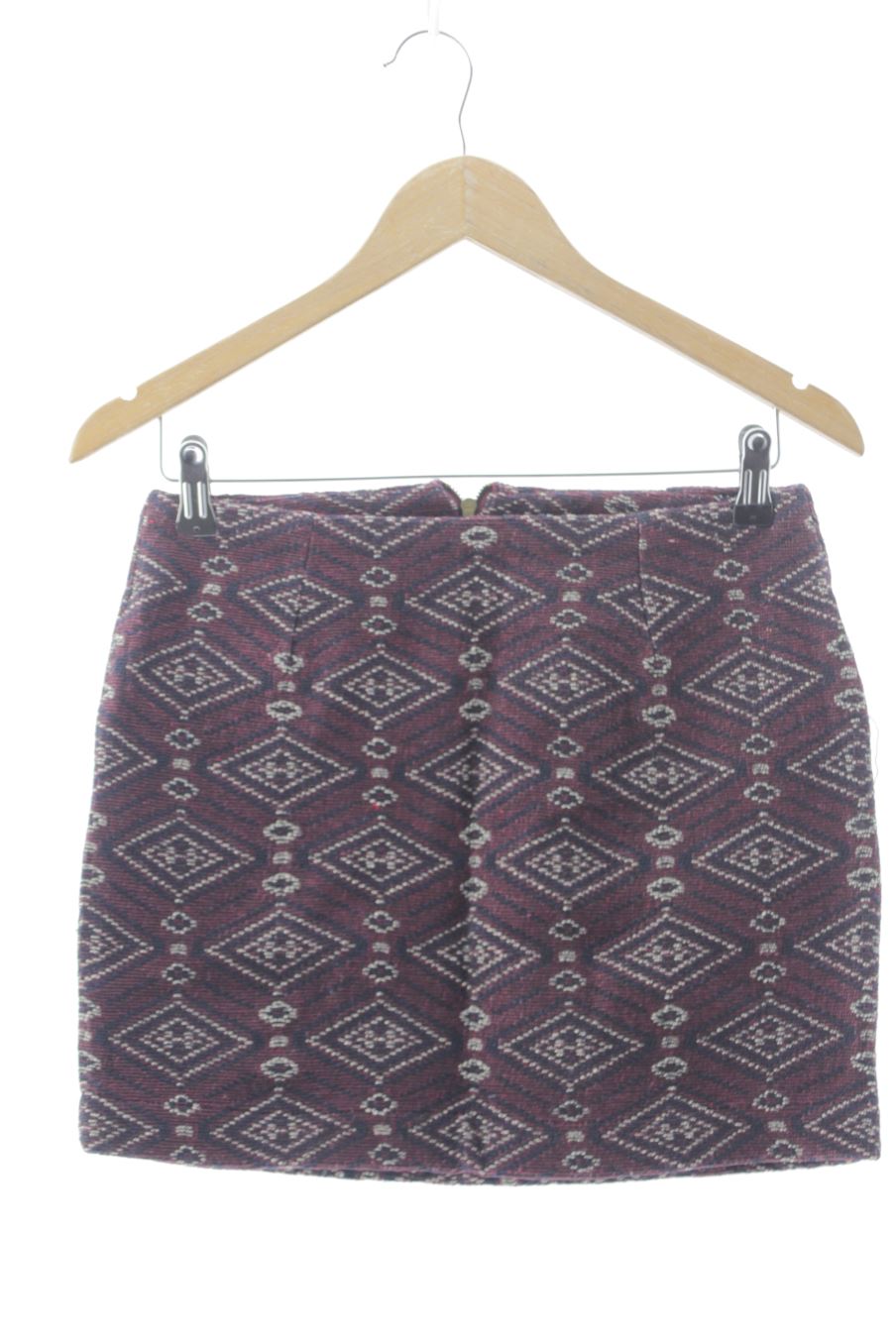 Falda de PERCENTIL de la talla 36, de color estampado
