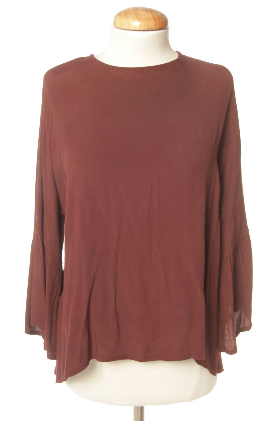 Blouse à manches longues Made in italy de la taille M, de couleur bordeaux