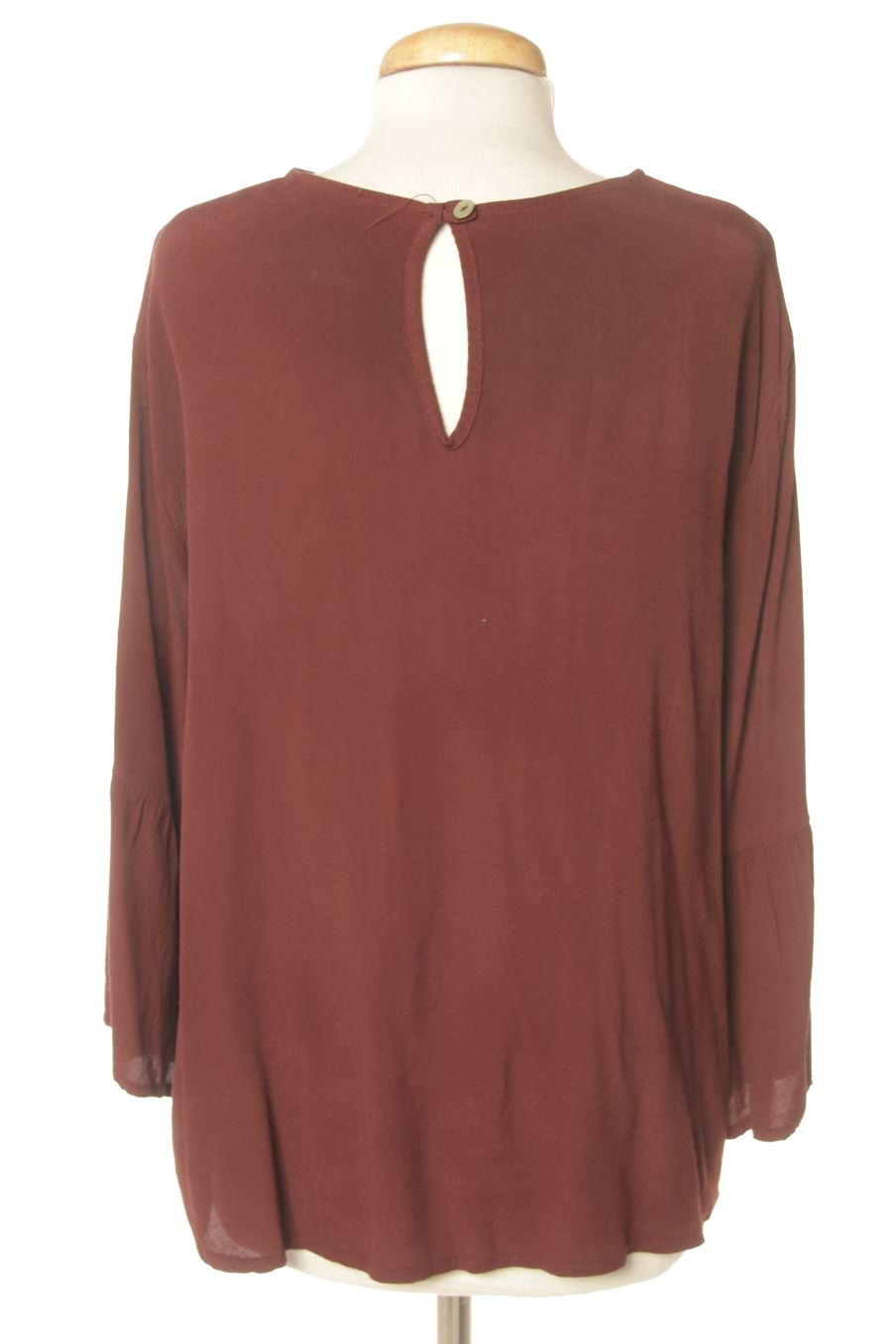 Blouse à manches longues Made in italy de la taille M, de couleur bordeaux