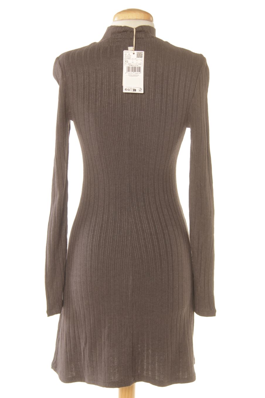 Robe casual Mango de la taille XS, de couleur gris