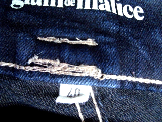 Vaquero de Grain de Malice de la talla 40, de color azul marino de ropa vaquera