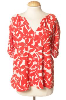 Kurzärmelige Bluse L Loft
