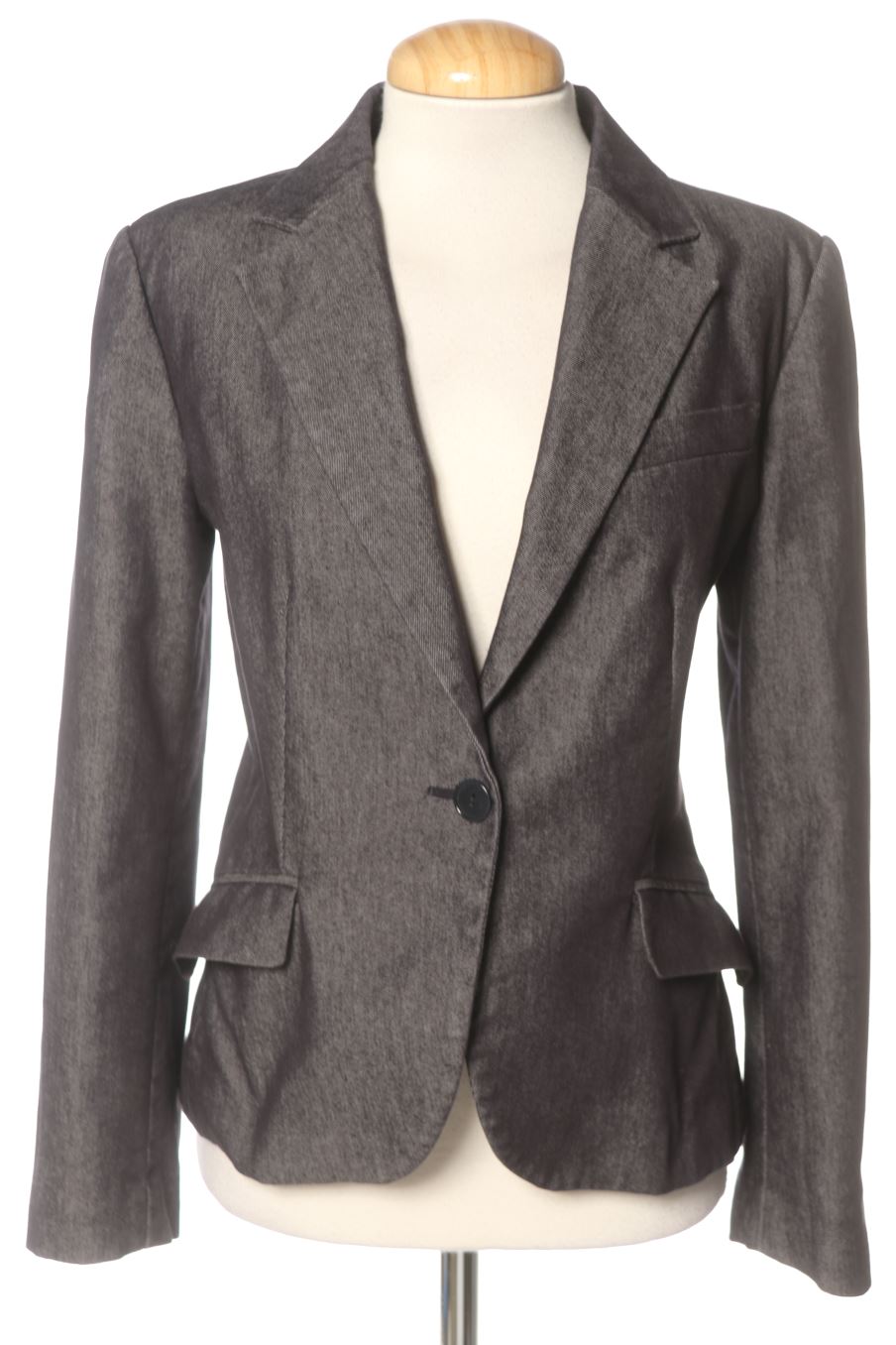 Blazer Zara de la taille M, de couleur bleu