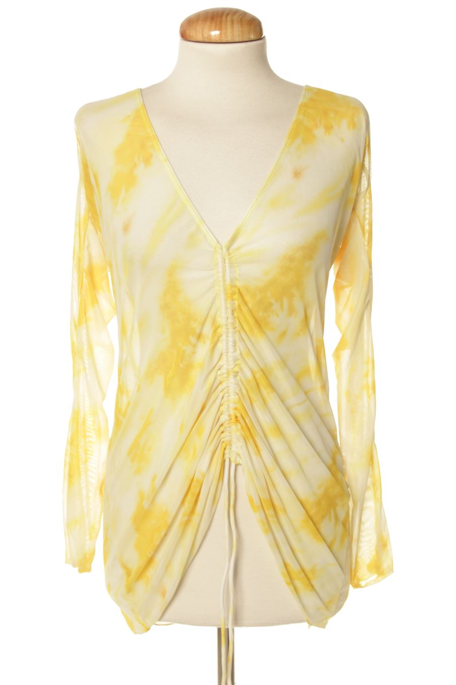 Top PERCENTIL de la taille S, de couleur jaune