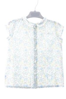Blouse à manches courtes 5 ans Mi canesú