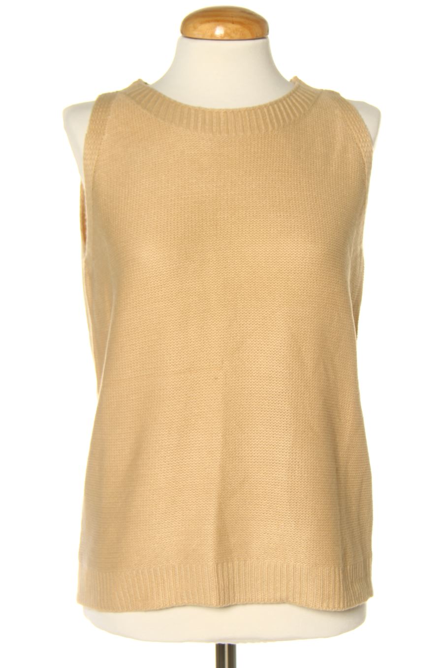 Chaleco de tela de PERCENTIL de la talla S, de color beige