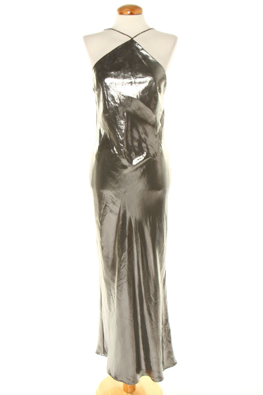 Robe Zara de la taille XS, de couleur argenté
