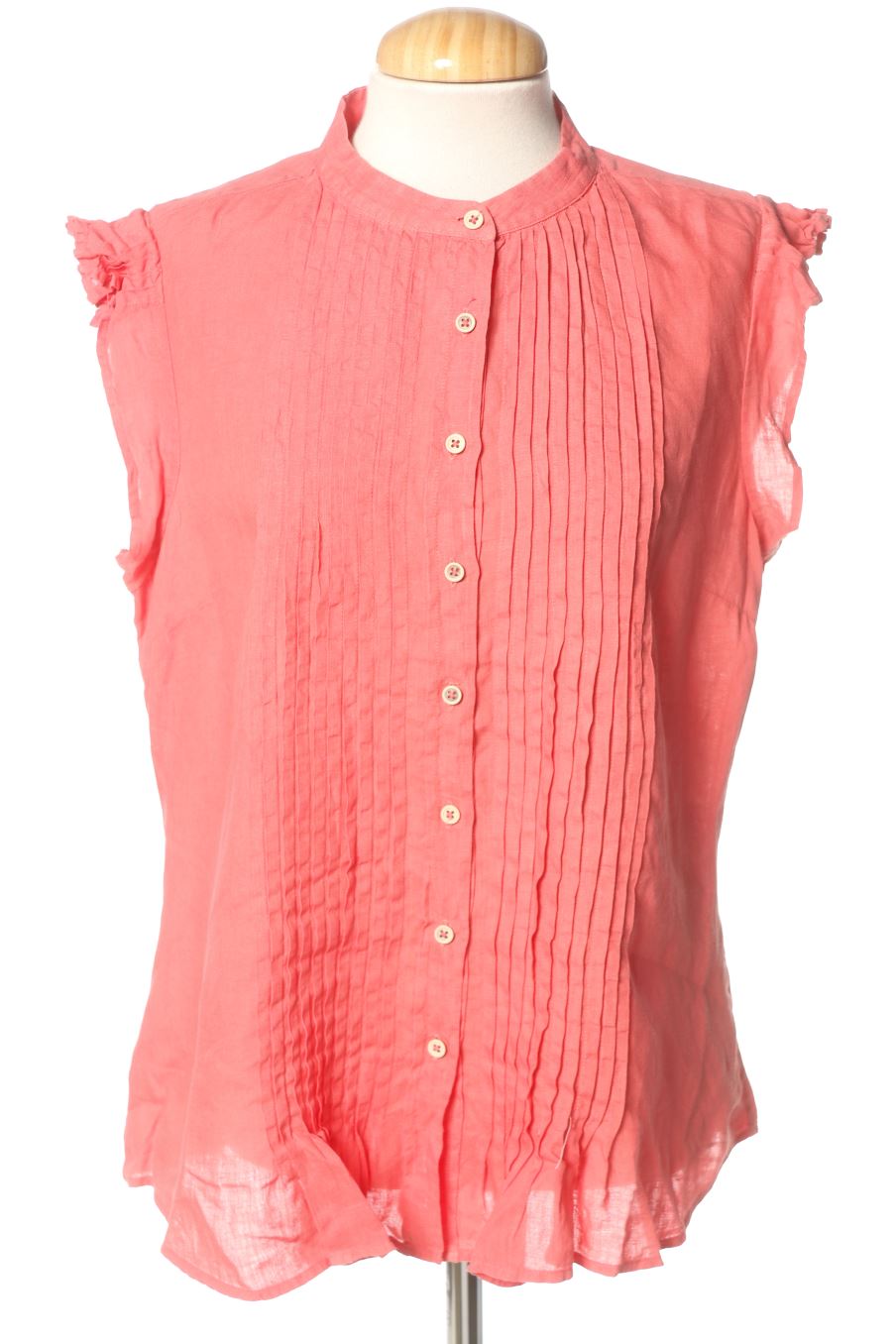 Camisa sin mangas de Massimo Dutti de la talla 42, de color rosa