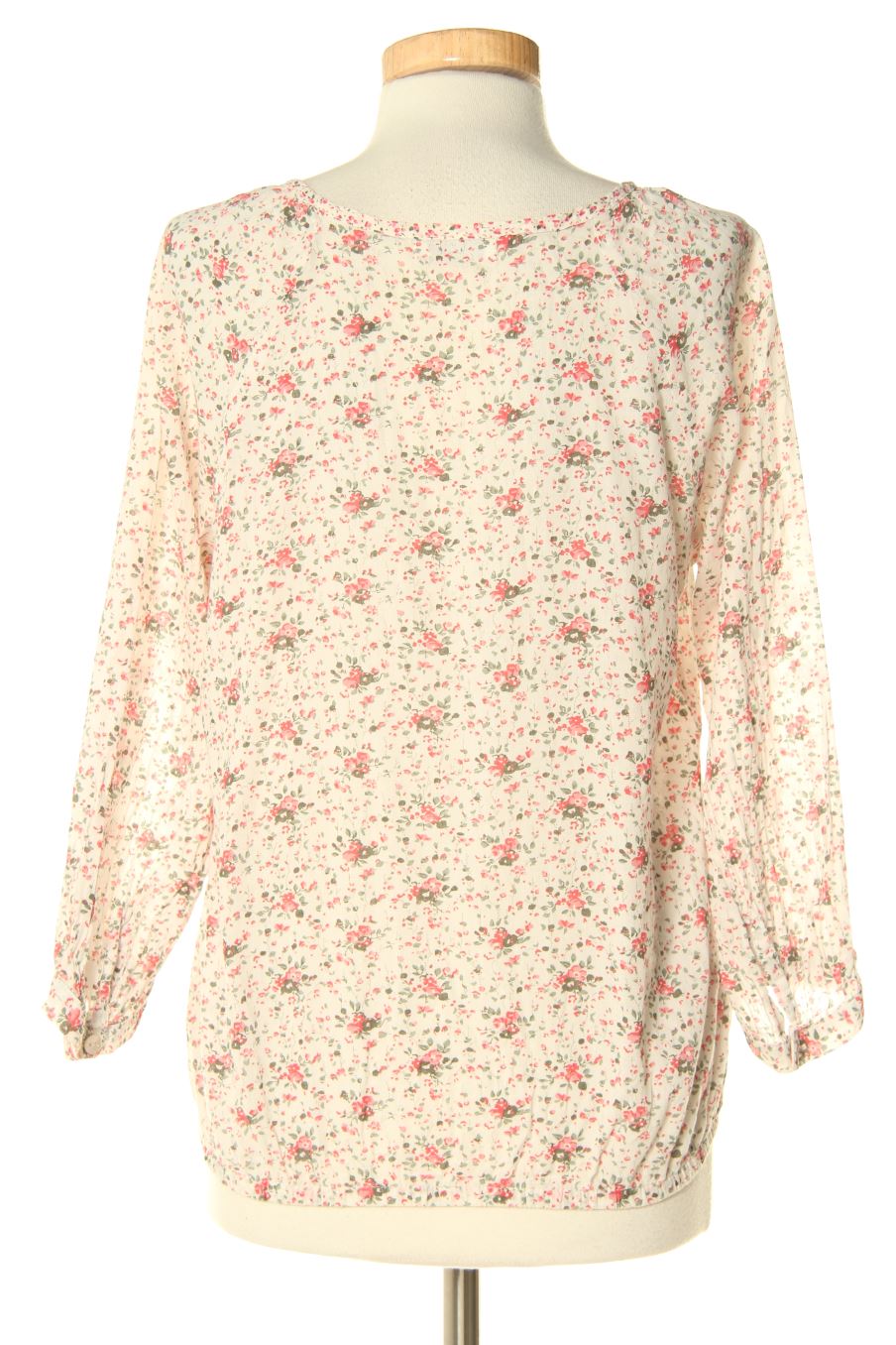 Blusa de manga larga de Promod de la talla S, de color flores