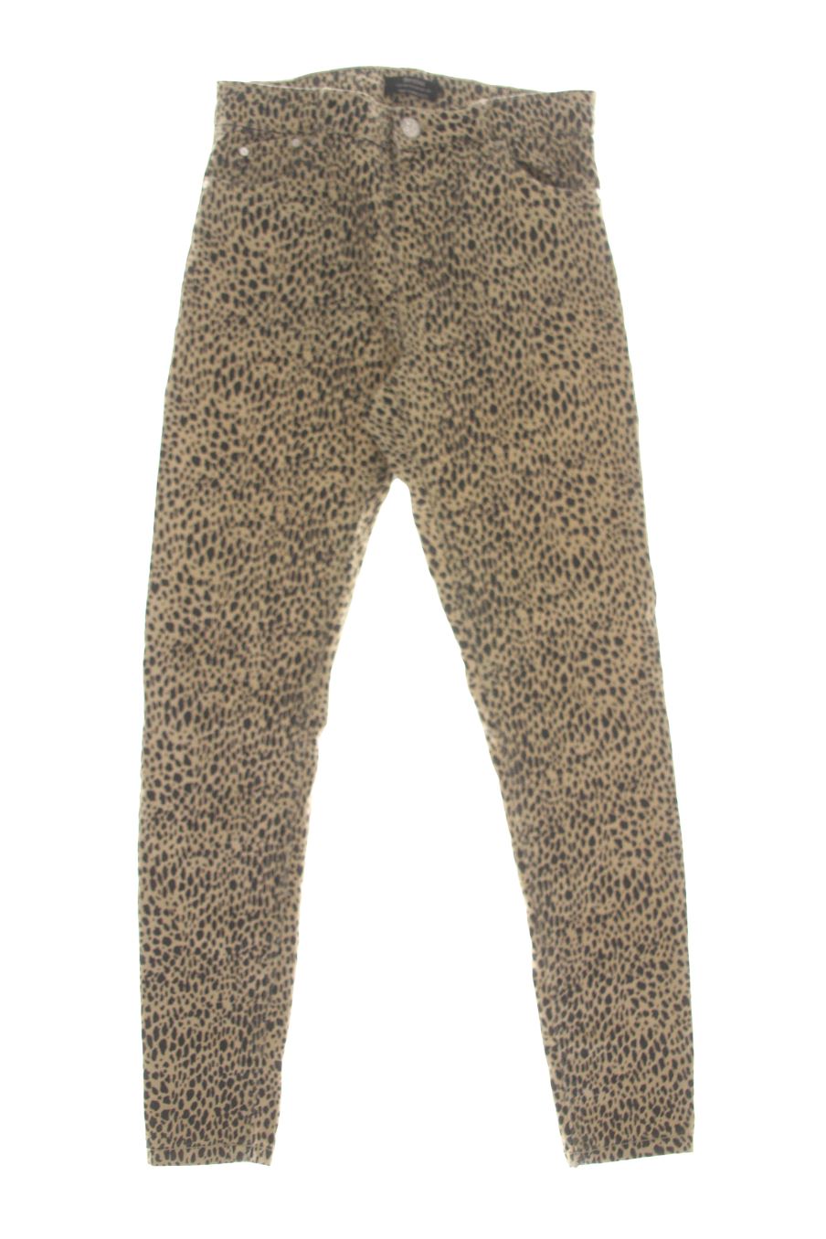 Vaqueros de Bershka de la talla 38, de color animal print de ropa vaquera
