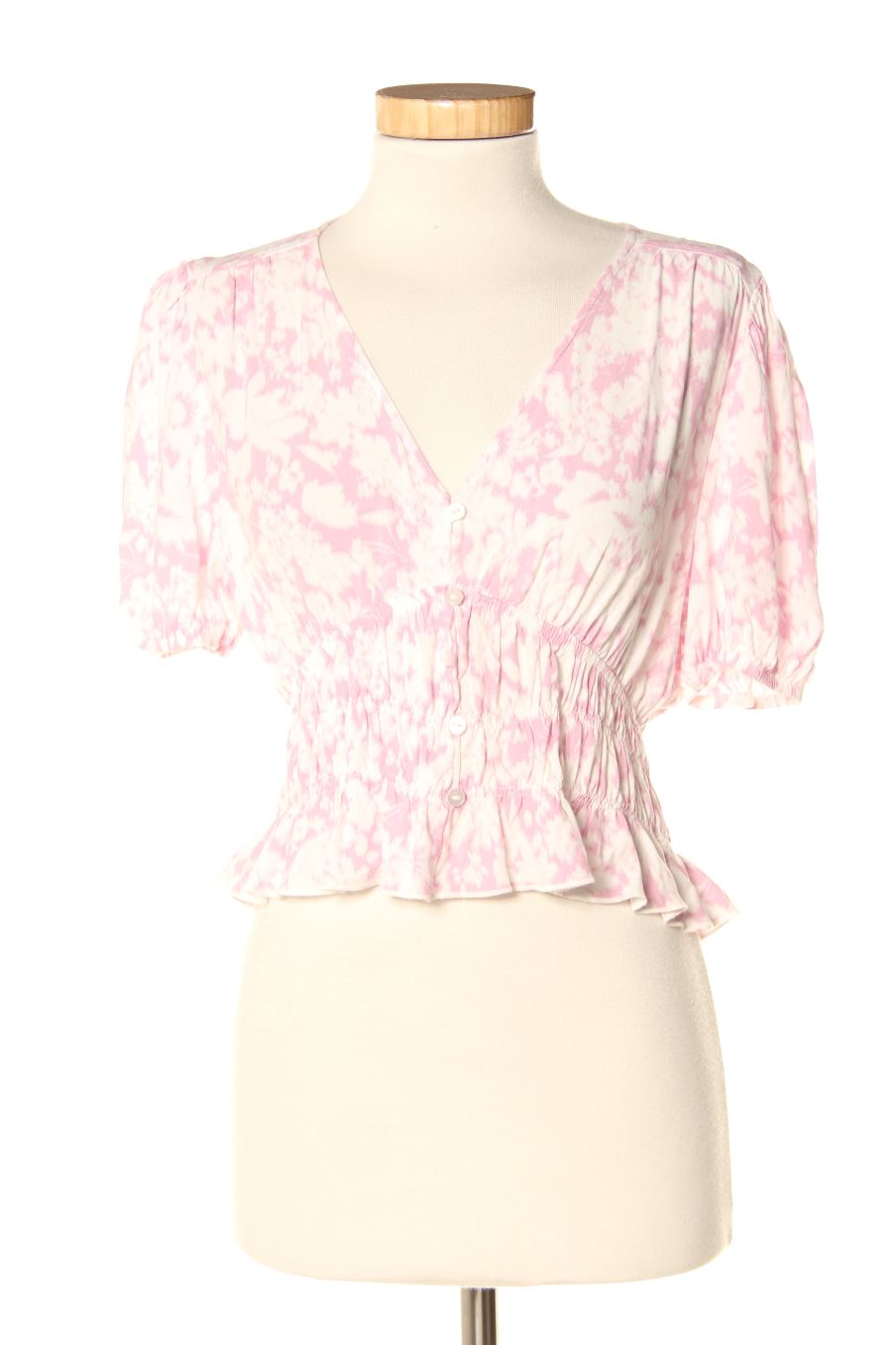 Blusa de manga corta de PERCENTIL de la talla M, de color morado