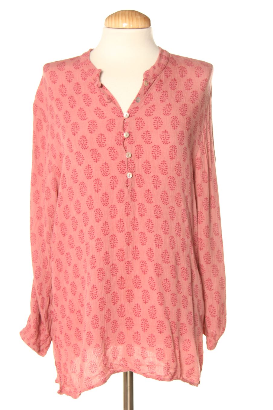 Blusa de manga larga de Pull Bear de la talla S de color rosa