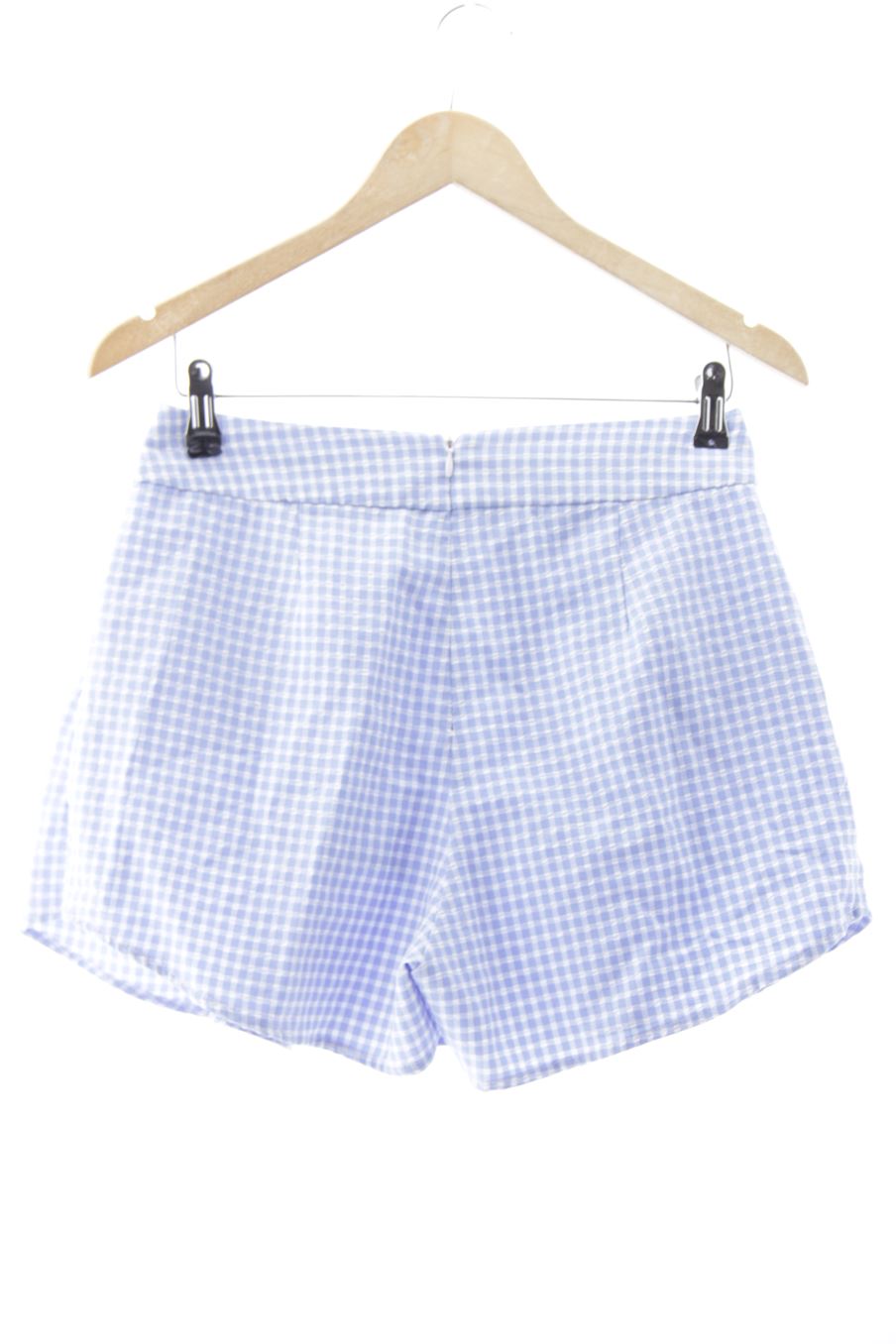 Pantalón corto de Zara de la talla S, de color cuadros