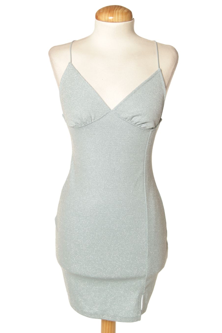 Robe casual H&M de la taille S, de couleur bleu