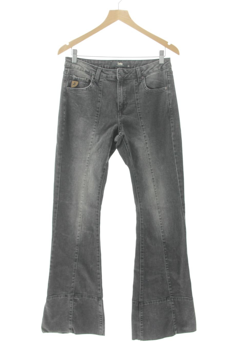 Jeans Lois de la taille 38, de couleur gris de denim