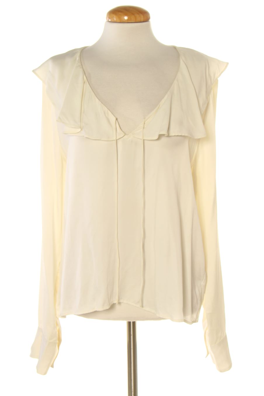 Langärmelige Bluse von J.Crew Größe M, Farbe Weiss, für